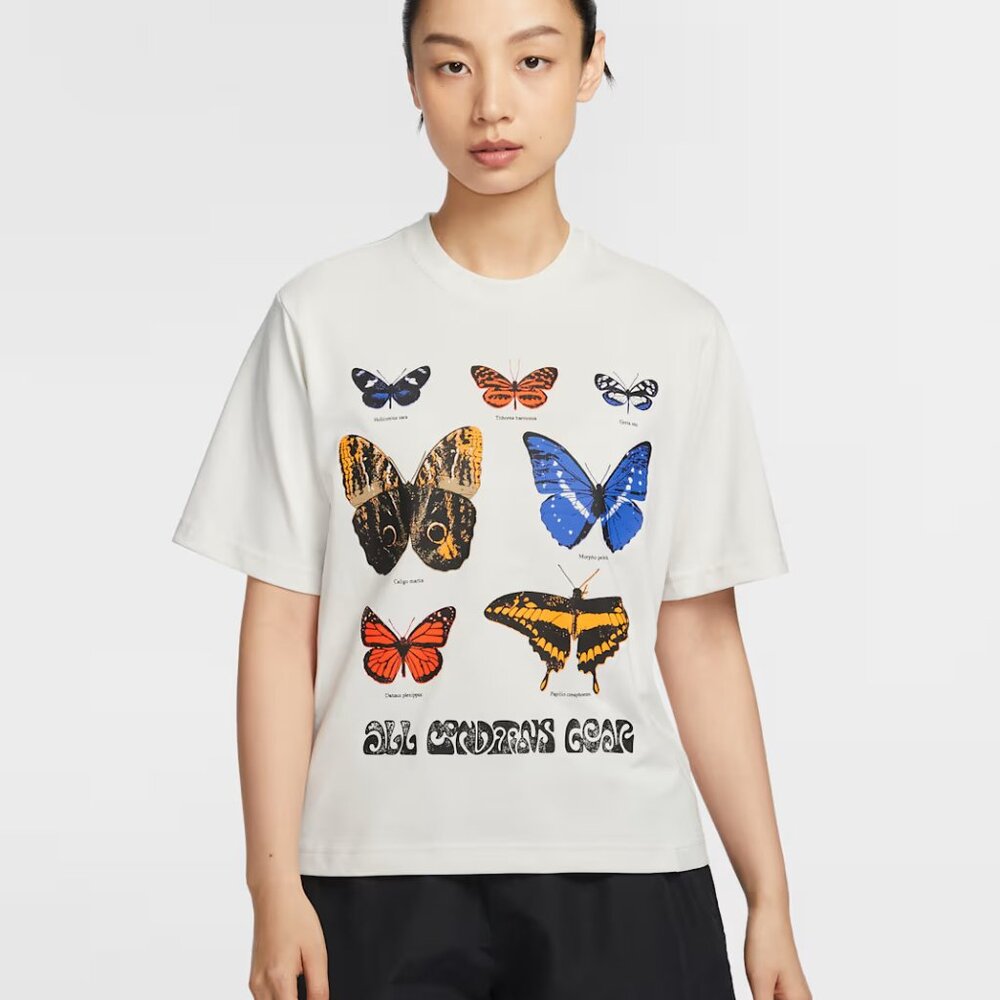 Nike ACG Women's Dri-FIT Butterfly Crop T-Shirt Phantom HF9522-030 Size XS (New) - Picture 16 of 16
